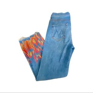 MOTHER The Insider Cropped Fray Liar Liar Flame 28